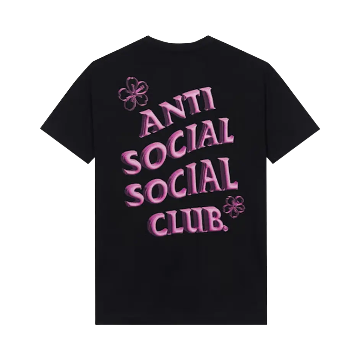 ANTI SOCIAL TEE 'CORAL CRUSH BLACK'