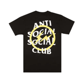 ANTI SOCIAL TEE 'FRAGMENT BLACK YELLOW BOLT'