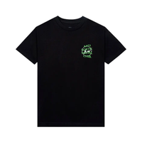 ANTI SOCIAL TEE 'FRAGMENT PRECIOUS PETALS BLACK GREEN'