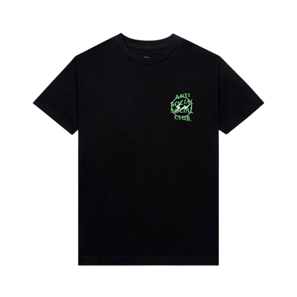 ANTI SOCIAL TEE 'FRAGMENT PRECIOUS PETALS BLACK GREEN'