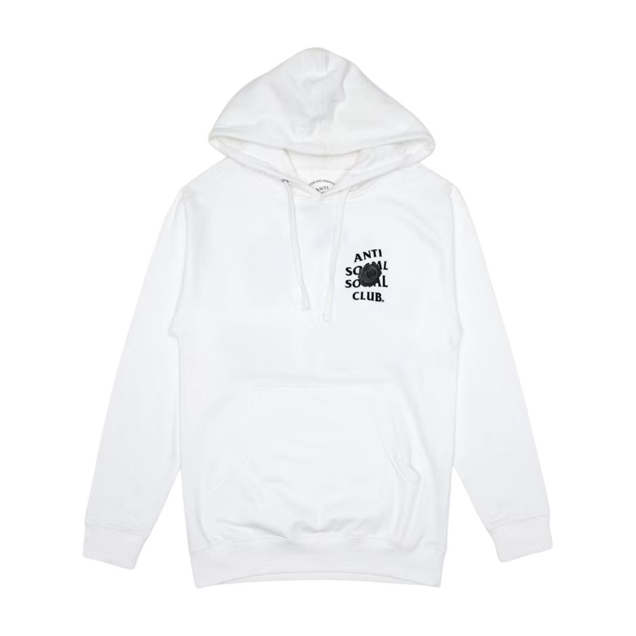 ANTI SOCIAL HOODIE 'BAT EMOJI WHITE'