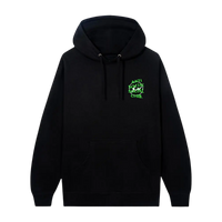 ANTI SOCIAL HOODIE 'FRAGMENT PETALS BLACK GREEN'