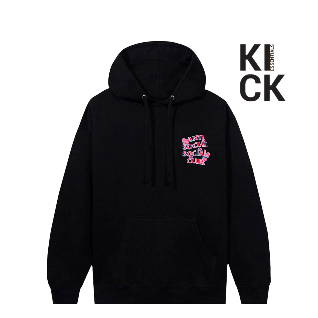 ANTI SOCIAL HOODIE 'GELASIUS BLACK'