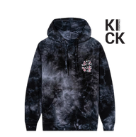 ANTI SOCIAL HOODIE 'GELASIUS BLACK TYE DYE'