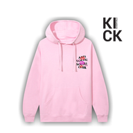 ANTI SOCIAL HOODIE 'YOUR KISS PINK'
