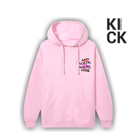 ANTI SOCIAL HOODIE 'YOUR KISS PINK'