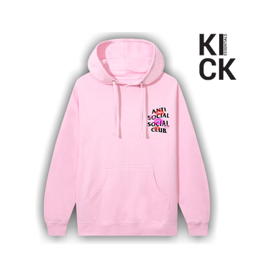 ANTI SOCIAL HOODIE 'YOUR KISS PINK'