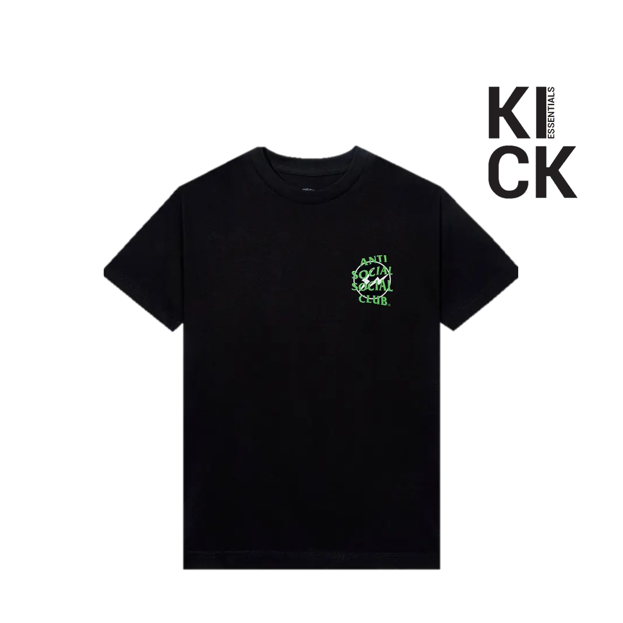 ANTI SOCIAL TEE 'FRAGMENT BLACK GREEN'