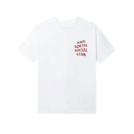 ANTI SOCIAL TEE 'CANCELED AGAIN RED WHITE'