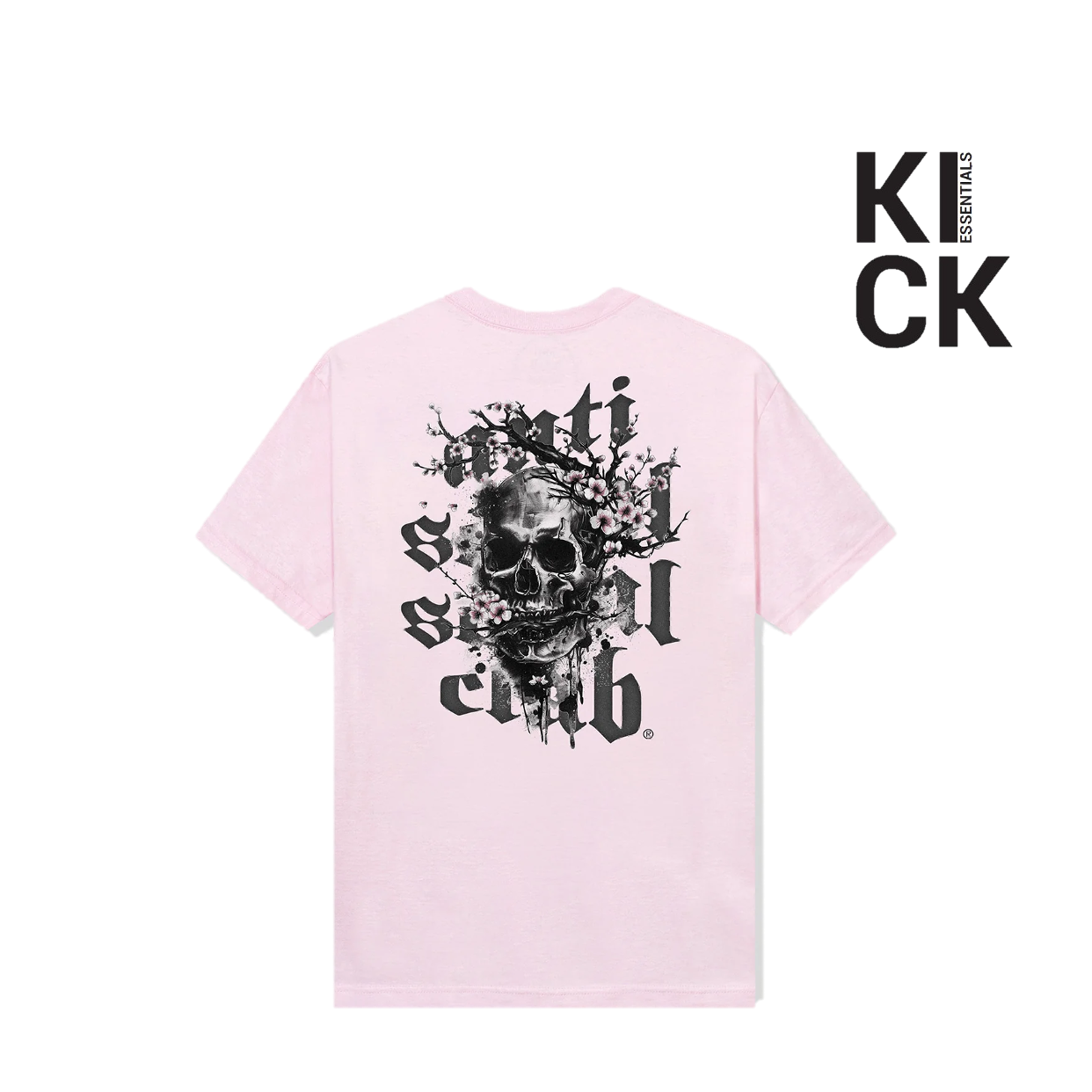 ANTI SOCIAL TEE 'YOUR MAJESTY PINK'