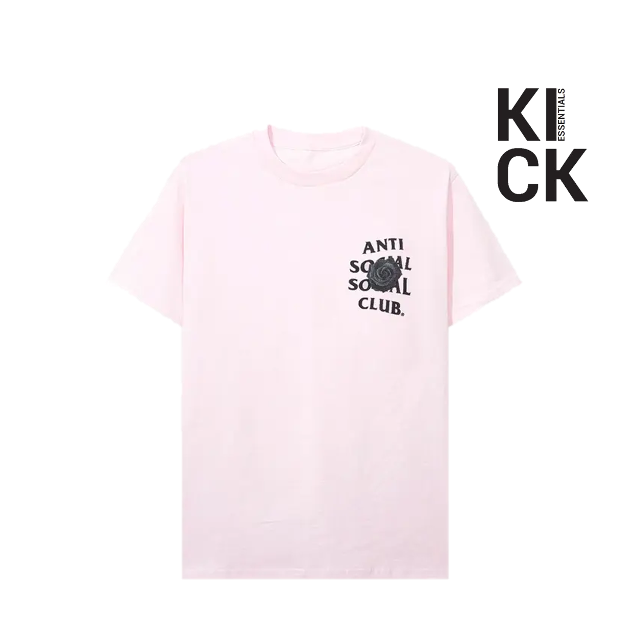ANTI SOCIAL TEE 'PINK BAT EMOJI'