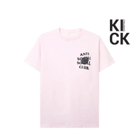 ANTI SOCIAL TEE 'PINK BAT EMOJI'