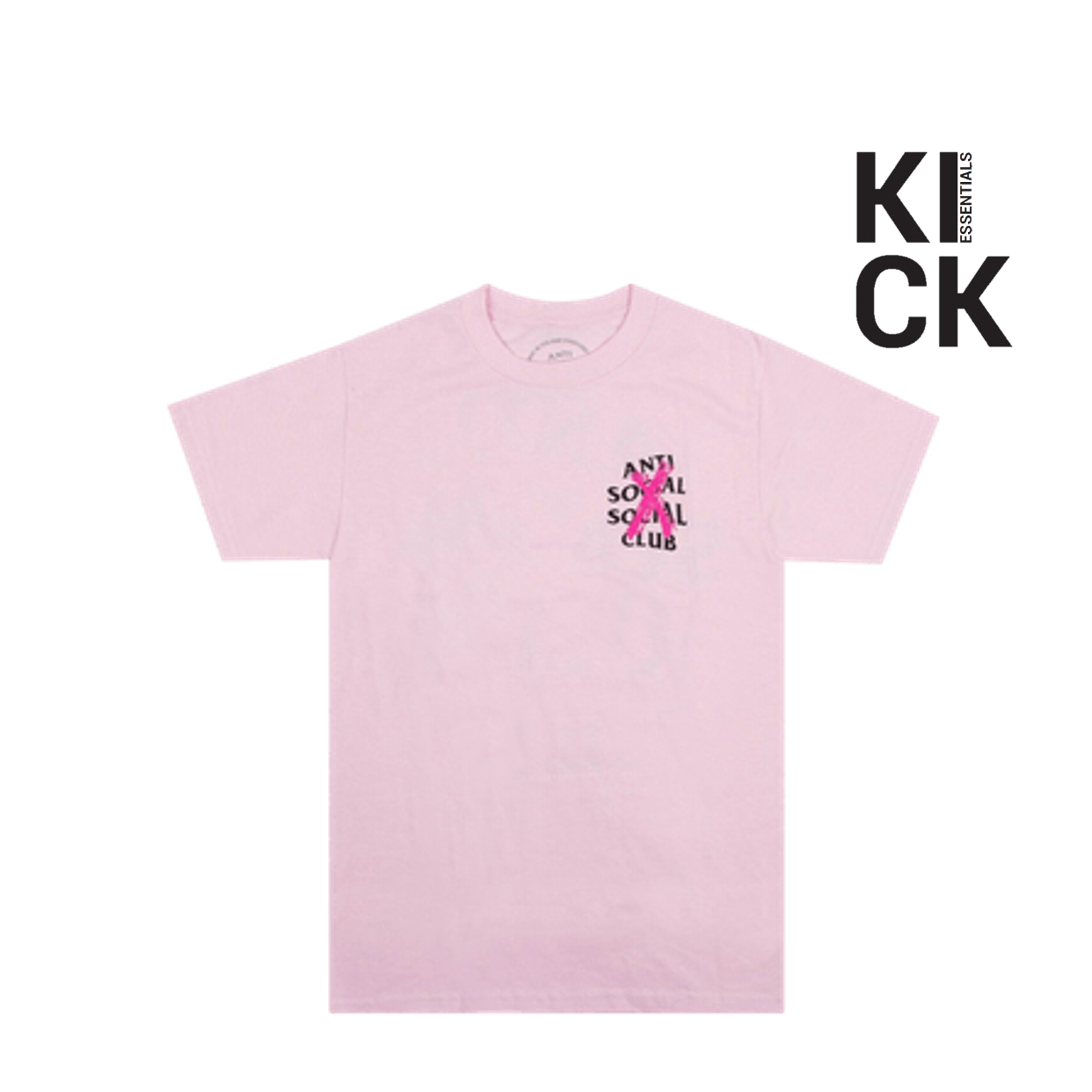 ANTI SOCIAL TEE 'PINK CANCELLED'