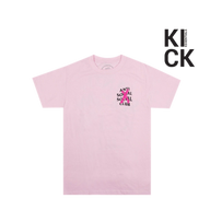 ANTI SOCIAL TEE 'PINK CANCELLED'