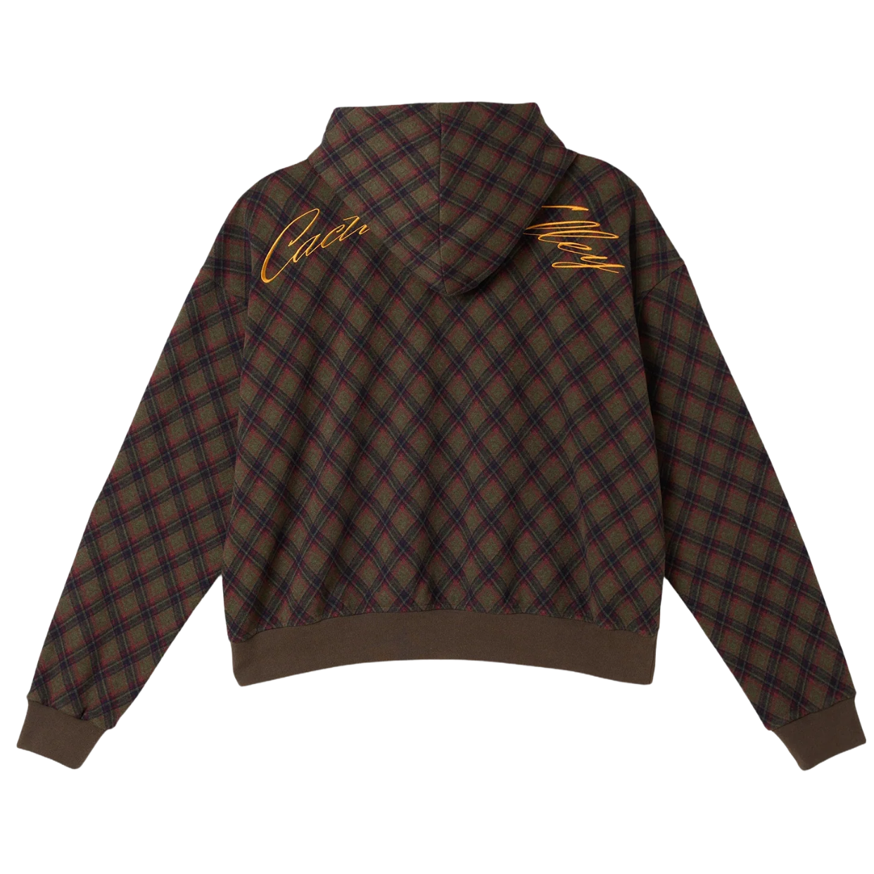 AZVA HOODIE 'CACTUS PLAID'