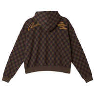 AZVA HOODIE 'CACTUS PLAID'