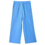 AZVA PANT 'CRYSTAL CACTUS BLUE'
