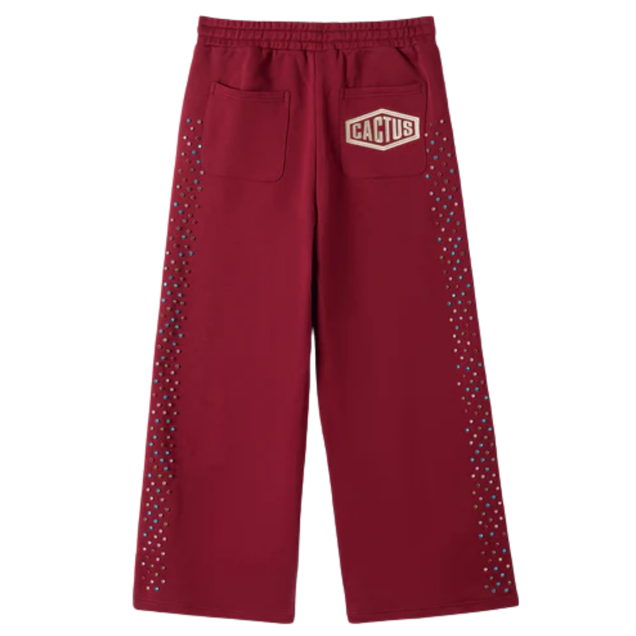 AZVA PANT 'CRYSTAL CACTUS RED'