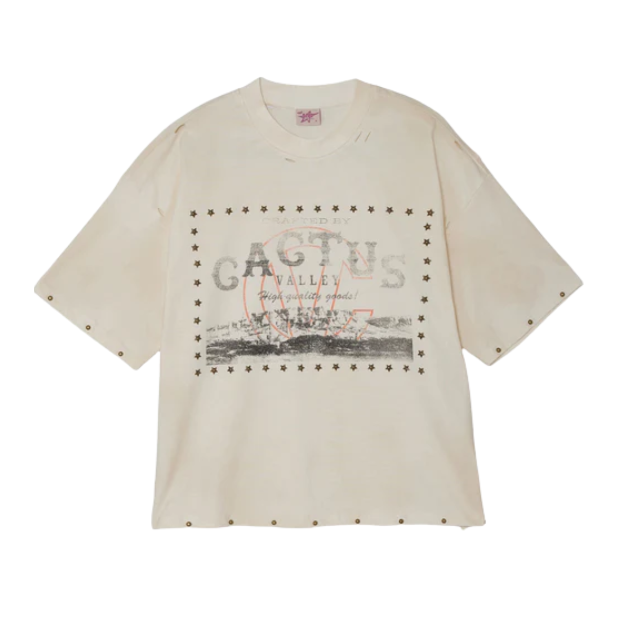 AZVA TEE 'ARCHIVE CREAM'