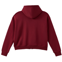 AZVA ZIP HOODIE 'CRYSTAL CACTUS RED'