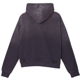 AZVA ZIP HOODIE 'CRYSTAL CACTUS VINTAGE BLACK'