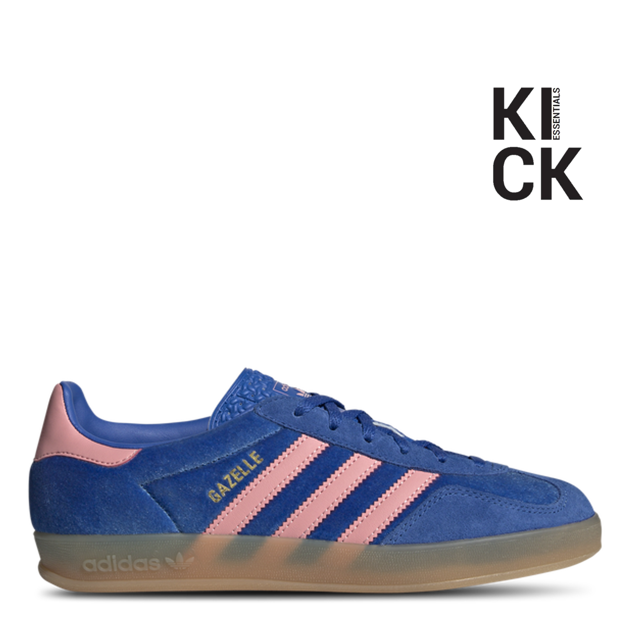 ADIDAS GAZELLE (W) 'INDOOR BLUE SEMI PINK SPARK'