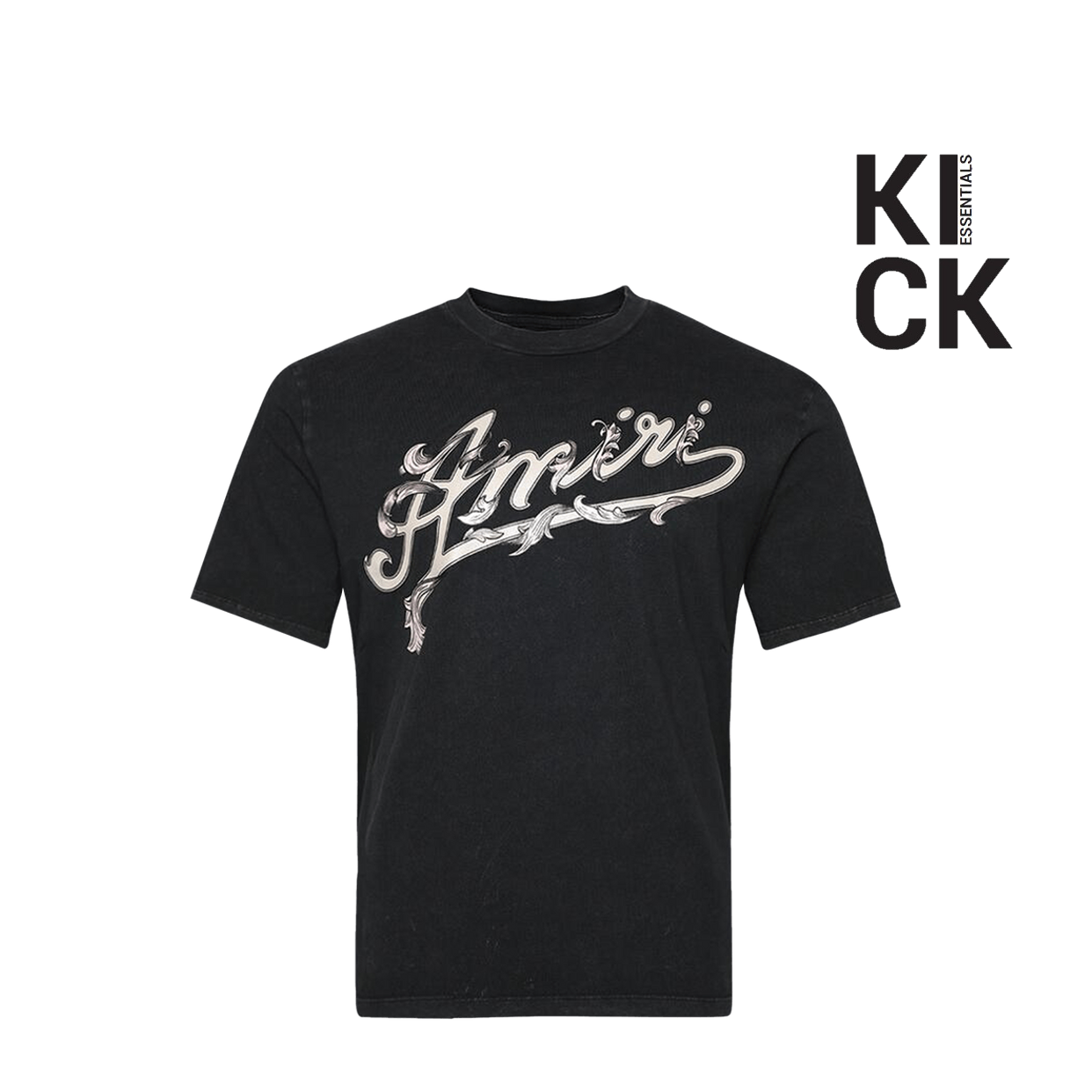 AMIRI TEE 'FILIGREE BLACK'