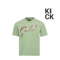 AMIRI TEE 'FILIGREE MINERAL GREEN'