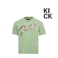 AMIRI TEE 'FILIGREE MINERAL GREEN'