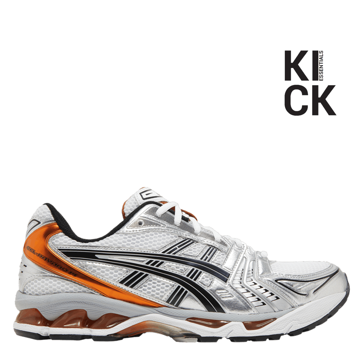 ASICS GEL KAYANO 14 'WHITE PIQUANT ORANGE'