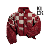 BADSON JACKET 'HEAVY PADDED RED'