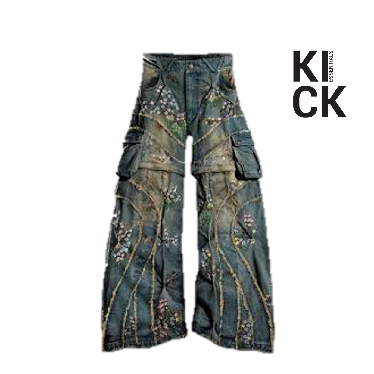 BADSON PANT 'COUNTRYSIDE OVERGROWTH DENIM'