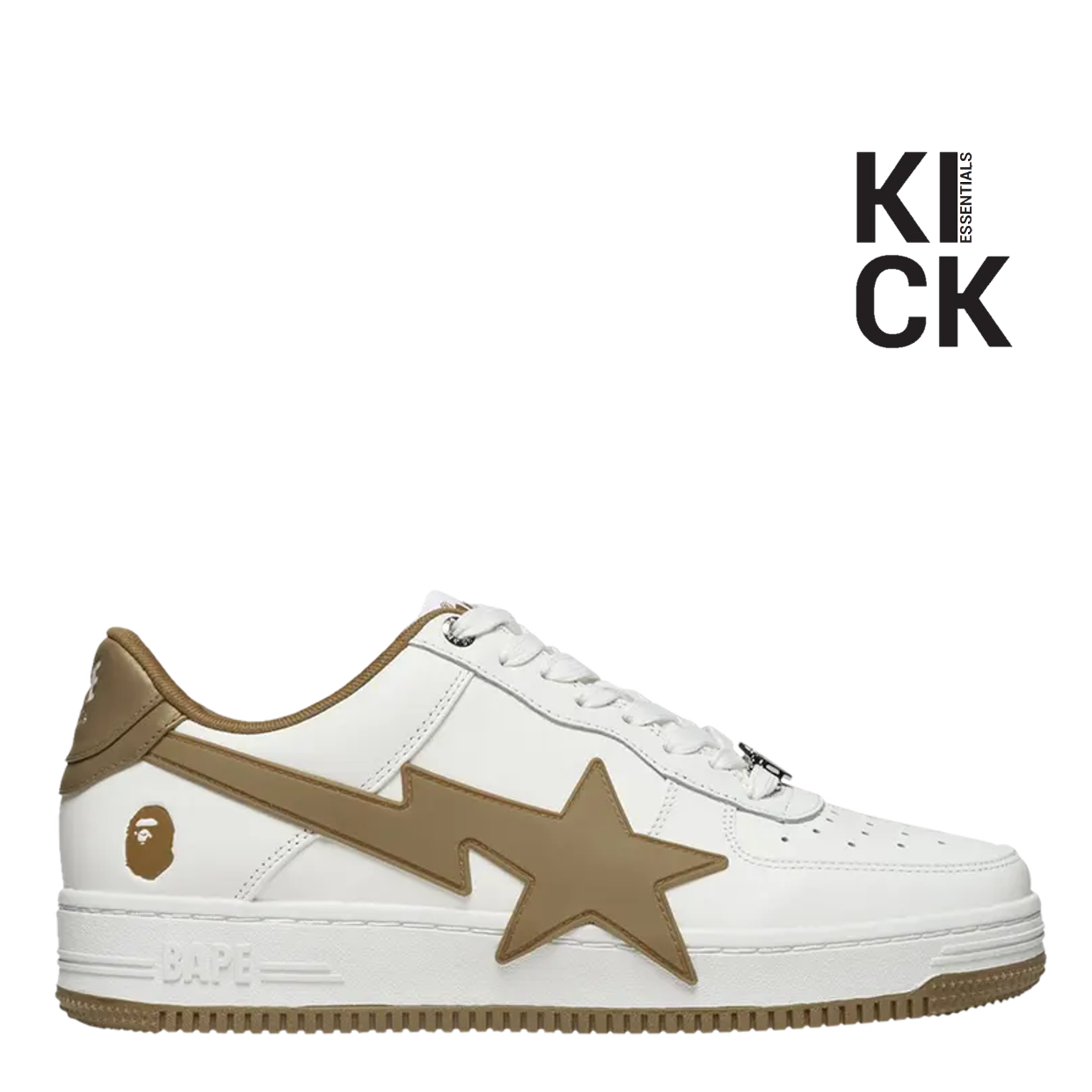 BAPESTA 'LOW #2 WHITE BEIGE'