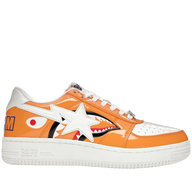 BAPE BAPESTA LOW 'COLOR BLOCK SHARK ORANGE'