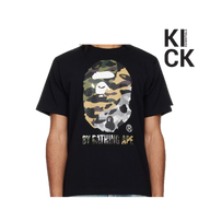 BAPE TEE '1ST CAMO BY BAPE BLACK'