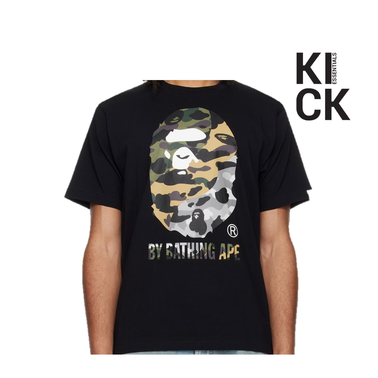 BAPE TEE '1ST CAMO BY BAPE BLACK'