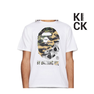 BAPE TEE '1ST CAMO BY BAPE WHITE'