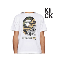 BAPE TEE '1ST CAMO BY BAPE WHITE'