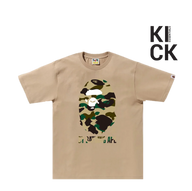 BAPE TEE '1ST CAMO BEIGE YELLOW'