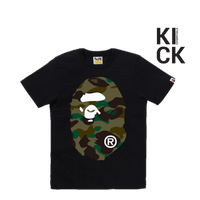 BAPE TEE 'HEAD GREEN CAMO'