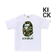 BAPE TEE 'ABC CAMO WHITE GREEN'