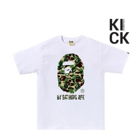 BAPE TEE 'ABC CAMO WHITE GREEN'