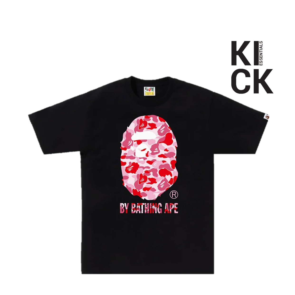 BAPE TEE 'ABC CAMO BLACK PINK'
