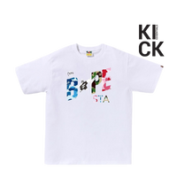 BAPE TEE 'ABC CAMO CRAZY BAPESTA WHITE'