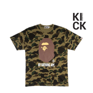 BAPE TEE 'HEAD GREEN CAMO'