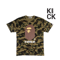 BAPE TEE 'HEAD GREEN CAMO'