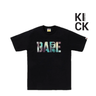BAPE TEE 'MAP MULTI STENCIL BLACK'