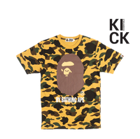 BAPE TEE 'HEAD YELLOW CAMO'