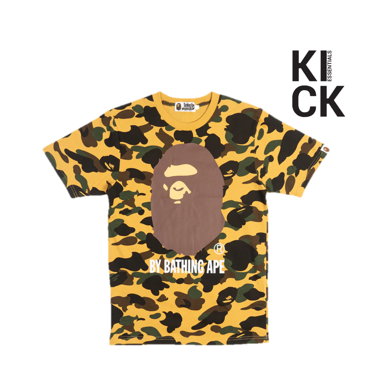 BAPE TEE 'HEAD YELLOW CAMO'