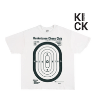 BASKETCASE TEE 'CHESS CLUB WHITE'